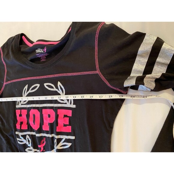 Susan G Komen Blouse Women’s Top  Large “HOPE” T shirt Help Cure Breast Cancer! - Picture 7 of 8